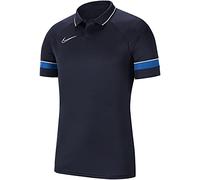 Nike Homme Dri-fit Academy Polo, Obsidian/White/Royal Blue/White, XL EU