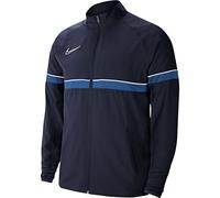 Nike Homme Dri-fit Academy Veste de surv tement, Obsidienne/Blanc/Bleu Royal/Blanc, L EU