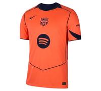 NIKE Homme FCB Dri-FIT Jersey SS Stadium 3rd, Bright Mango/Midnight Navy/Midnight, XXL