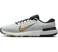Nike Homme Free Golf Nn Golfschuh Chaussure, Blanc Noir Pure Platinum Topaz Or, 44 EU