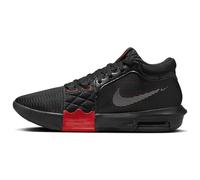 Nike Homme Lebron Witness VIII Chaussure de Basketball, Black White University Red, 42.5 EU
