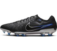 Nike Homme Legend 10 Pro FG Football Soccer Shoe, Black/Chrome-Hyper Royal, 40 EU