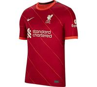 Nike Homme Liverpool, Saison 2021/22, Équipement de Jeu, Home Maillot, Gym Red/Bright Crimson/Fossil, L EU