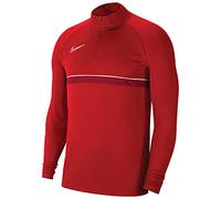 Nike Homme M Nk Df Acd21 Dril Top, University Red/White/Gym Red/White, S EU