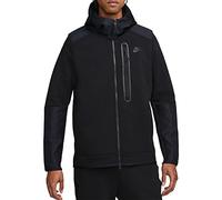 Nike Homme M Nk Tch Flc Overlay Fz Sweatshirt, Black/Black/Black, XL EU