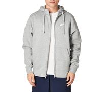Nike Homme M Nsw Club Hoodie Fz Bb Sweat shirt, Vast Grey/Vast Grey/(White), Taille unique EU