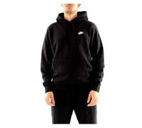 Nike Homme M NSW Club Hoodie Po BB Long Sleeve Top, Black/Black/White, S EU