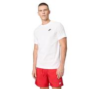 Nike Homme M Nsw Club Tee T shirt, Blanc (White/Black 101), S EU