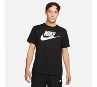 Nike Homme M Nsw Tee Icon Futura T shirt, Noir (Black/White 010), S EU