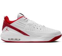 NIKE Homme Max Aura 5 Basket, Blanc, Rouge et Noir, 41 EU