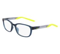 Nike Homme NIKE 7277 412 Montures optiques Bio-inject Bleu Carré Normale