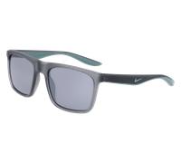 Nike Homme NIKE CHAK DZ7372 21 Lunettes de soleil Plastique Gris Argent Carré Normale Photochromatique
