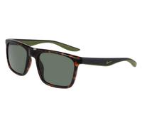 Nike Homme NIKE CHAK DZ7372 220 Lunettes de soleil Plastique Havane Vert Carré Normale