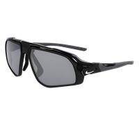 Nike Homme NIKE FLYFREE FV2387 10 Lunettes de soleil Plastique Noir Argent Géométrique Normale Photochromatique