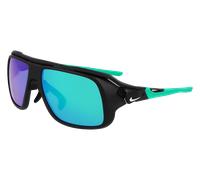 Nike Homme NIKE FLYFREE SOAR EV24001 011 Lunettes de soleil Bio-inject Noir Vert Masque Normale Miroir