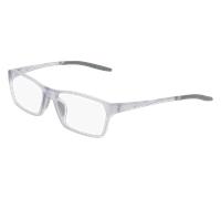 Nike Homme Nike NIKE 7410 030 Montures optiques Bio-injecté Gris Carré Normale