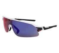 Nike Homme Nike NIKE FLYFREE SHIELD E EV24034 902 Lunettes de soleil Bio-inject Transparent Rouge Masque Normale Miroir