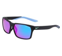 Nike Homme Nike NIKE MAVERICK RGE M DC3295 010 Lunettes de soleil Bio-inject Noir Bleu clair Carré Normale Photochromatique