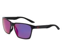 Nike Homme Nike NIKE MAVERICK VALOR IF0963X 011 Lunettes de soleil Métal Noir Viola Carré Normale Specchiato