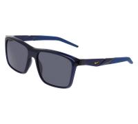 Nike Homme Nike NIKE RADEON BYTE IO0103X 410 Lunettes de soleil Bio-injecté Bleu Carré Normale