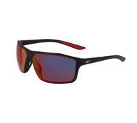 Nike Homme Nike NIKE WINDSTORM E CW4673 010 Occhiali da sole Plastique Noir Rouge Enveloppant Normale