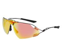Nike Homme Nike NIKE ZEUS EDGE E EV24031 891 Lunettes de soleil Titane Orange Carré Normale