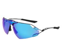 Nike Homme Nike NIKE ZEUS EDGE EV24030 410 Lunettes de soleil Titane Bleu Carré Normale