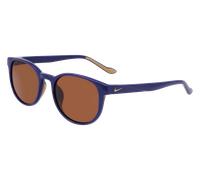 Nike Homme NIKE TEMPER FLOW IF1101X 492 Lunettes de soleil Injecté Blu Marrone Ronde Normale