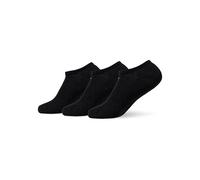 Nike 3 Pack Cushioned No Show Socks Noir/Blanc Hommes 12+ Unisex