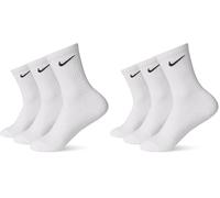 NIKE Homme Nk Everyday Ltwt Crew 3pr Chaussettes, Blanc, M EU (Lot de 2)