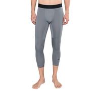 Nike Homme NP DF 3qt Mid Calf Length Tight, Smoke Grey/Black, L EU