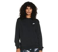 Nike Homme Nsw Club Crw Ft T shirt manches longues, Black/(White), S-L EU