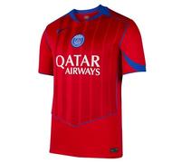 NIKE Homme Paris Saint-Germain Dri-FIT Jersey SS Stadium 3rd, Global Red/Sport Red/Hyper Royal, L