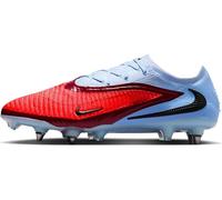 Nike Homme Phantom 6 Low Elite Fußballschuh für Weichen Rasen Chaussure de Football, Royal Tint Bright Crimson, 40.5 EU