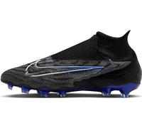 NIKE Homme Phantom GX Elite DF FG Sneaker, Black/Chrome-Hyper Royal, 44.5 EU