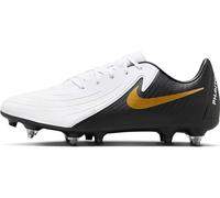 Nike Homme Phantom Gx II Acad SG-Pro AC Chaussures de Football, Pièce en Or Blanc et Noir MTLC, 44 EU