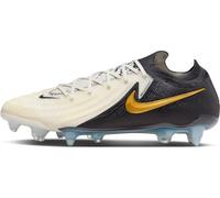 Nike Homme Phantom Gx II Elite SG-Pro AC Chaussures de Football, Pièce en Or Blanc et Noir MTLC, 37.5 EU