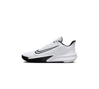 NIKE Homme Precision 7 Sneaker, White Black, 40.5 EU