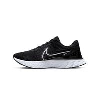 Nike Homme React Infinity Run Flyknit 3 Men's Road Running Shoes, Black/White, 42.5 EU