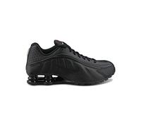 Nike Homme Shox R4 Sneaker, Multicolore (Black/Black/Black/Max Orange 000), 40.5 EU