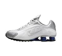 NIKE Homme Shox R4 Sneaker, White White Metallic Silver, 42.5 EU