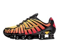 Nike Homme Shox TL Sneaker, Noir/Jaune/Rouge (Black Black Amarillo University Red), 38.5 EU