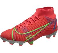 Nike Homme Superfly 8 Academy FG/MG Football Shoe, Bright Crimson/Metallic Silver, 44 EU