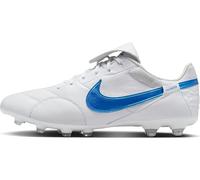 Nike Homme The Premier III FG Soccer Shoe, White/Signal Blue, 40.5 EU