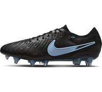 Nike Homme Tiempo Legend 10 Elite SG-Pro Anti-Clog Traction Fußballschuh für Weichen Rasen Chaussure de Football, Noir, 42.5 EU