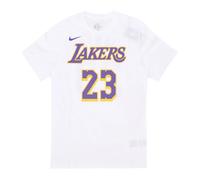 Nike, Homme, Tops, Blanc, Taille: 2XL T-shirt NBA Lebron James