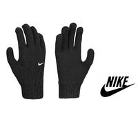 Nike Swoosh 2.0 Knit Gloves N1000665-010, Womens,Mens Gloves, Black, L/XL EU