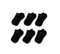 Nike Homme Unisex Everyday Cushion No Show 6 Pair Band Chaussettes, Noir/blanc, M EU