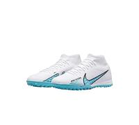 Nike Homme Zoom Mercurial Superfly 9 Academy TF Sneaker, White Baltic Blue Pink Blast, 44 EU