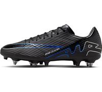 Nike Homme Zoom Vapeur 15 Acad SG-Pro AC Sneaker, Black Chrome Hyper Royal, 42.5 EU